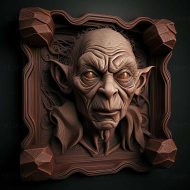 3D model Lord of the Rings Gollum game (STL)